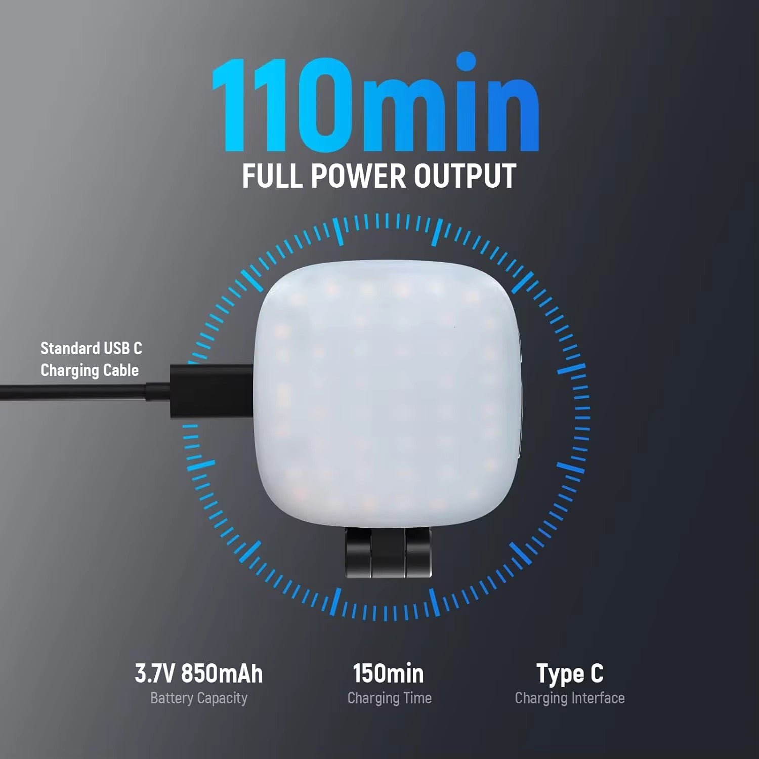 Selfie light magnetic