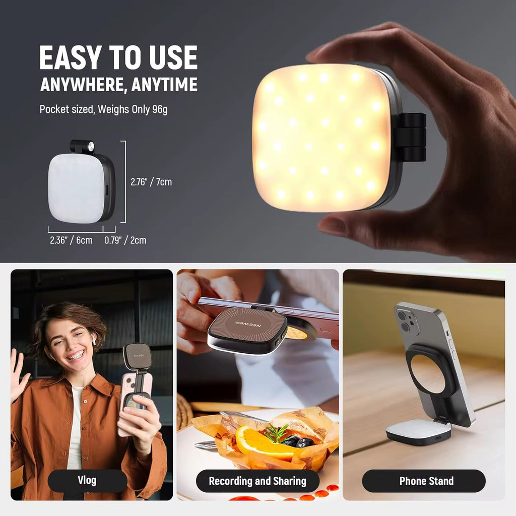 Selfie light magnetic
