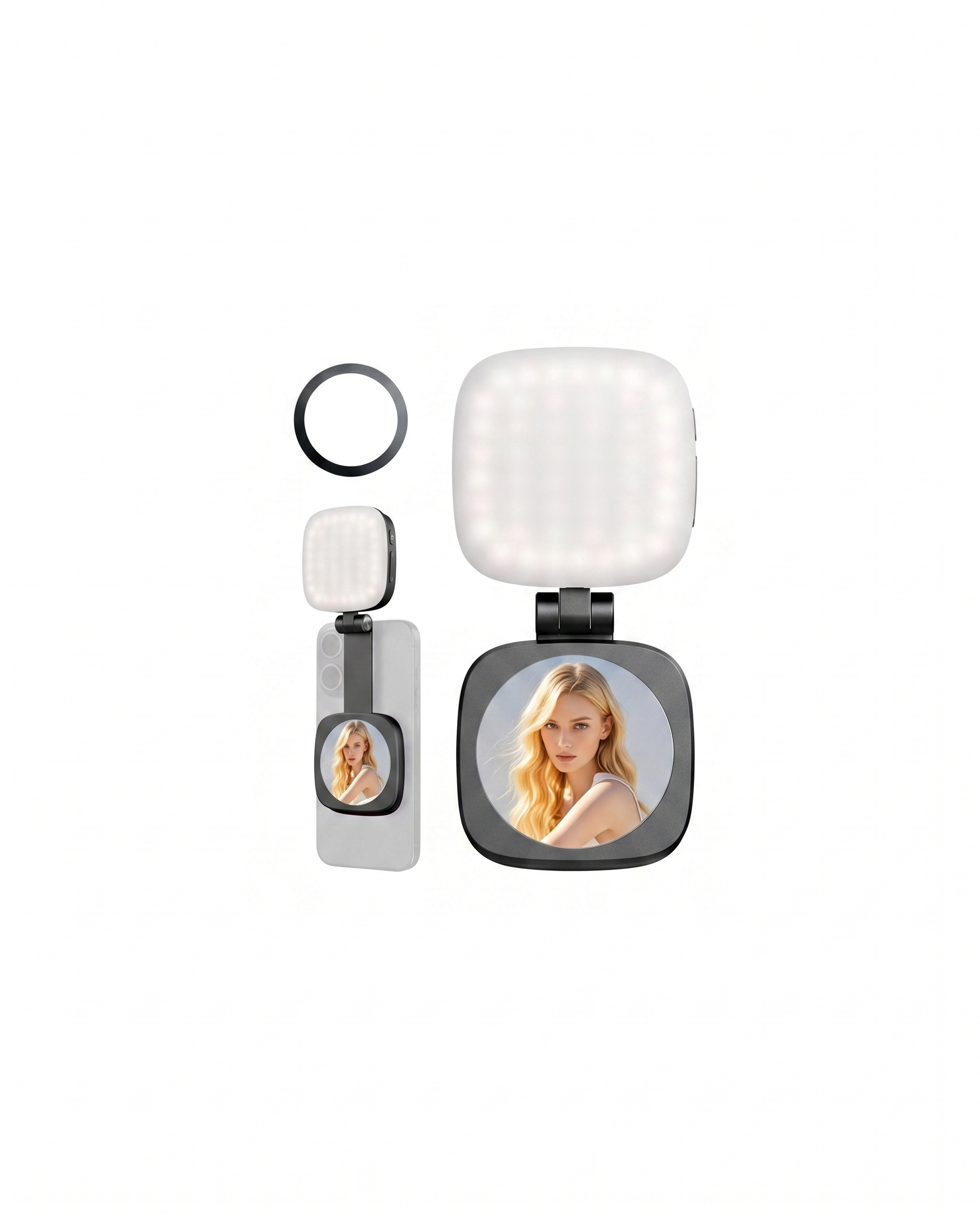 Selfie light magnetic